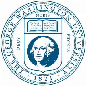 The official seal of The George Washington University.